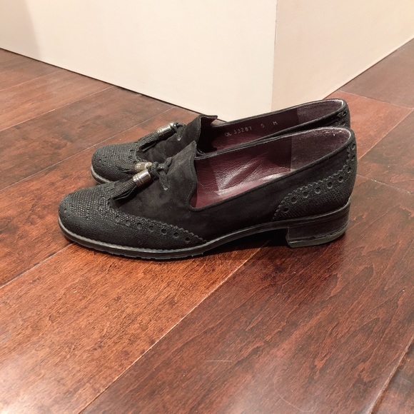 Stuart weitzman black loafer - Picture 2 of 6